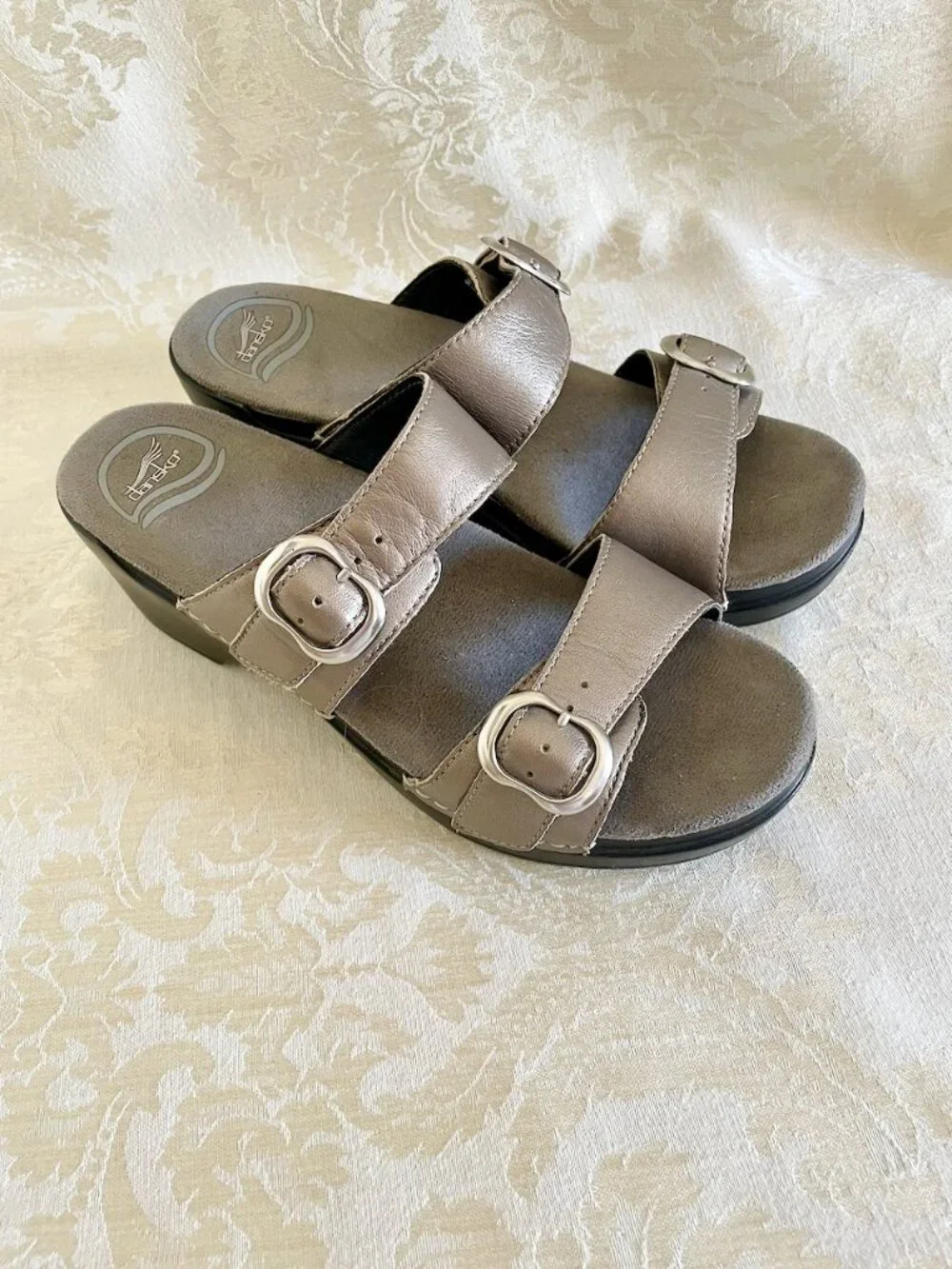 Dansko Sophie Peuter Slip-On Clog Sandal 38 US 7.5-8